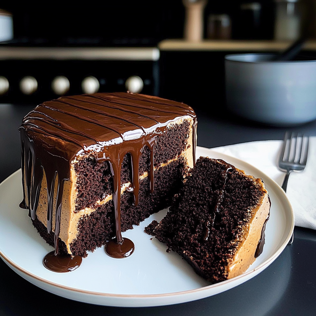 Recipe preparation for Chocolate Espresso Cake