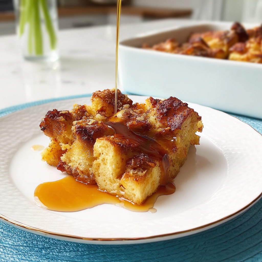 Recipe preparation for French Toast Casserole