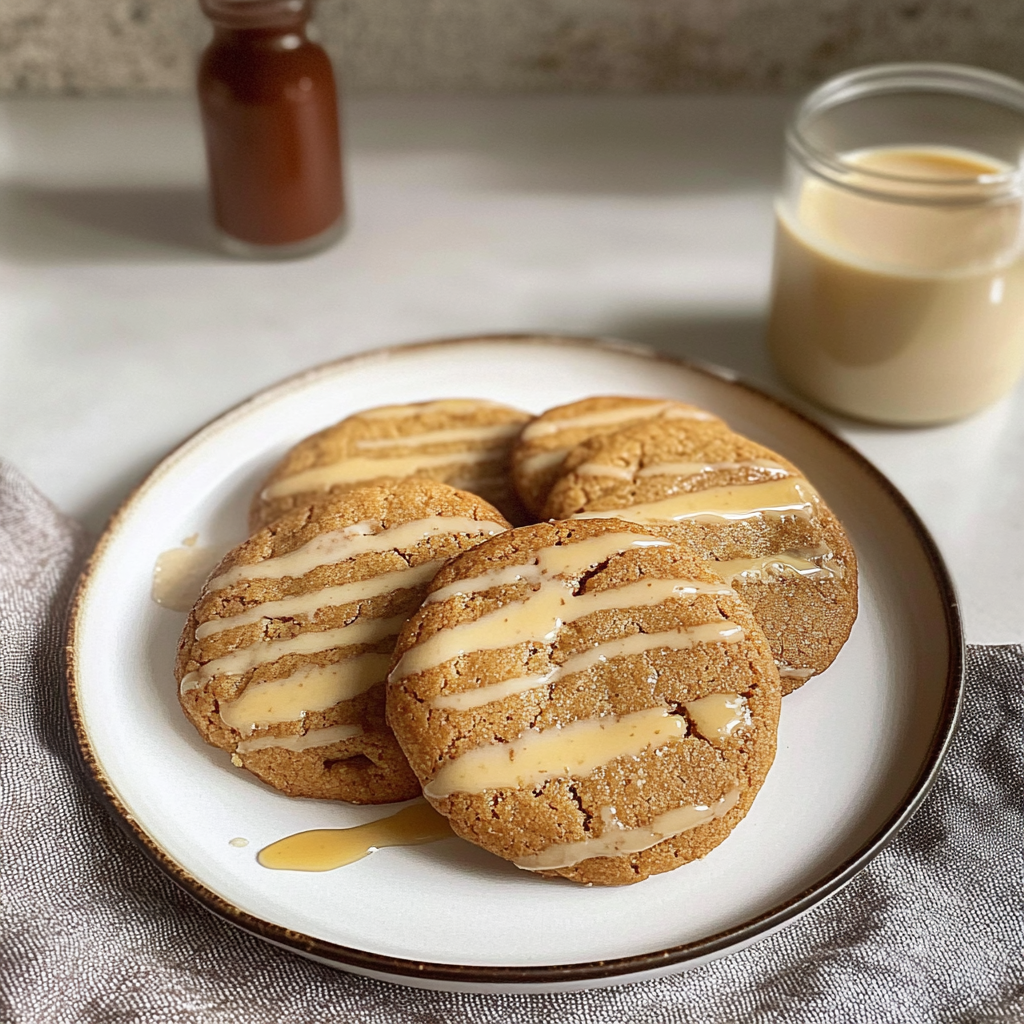 Recipe preparation for Brown Butter Maple Cookies