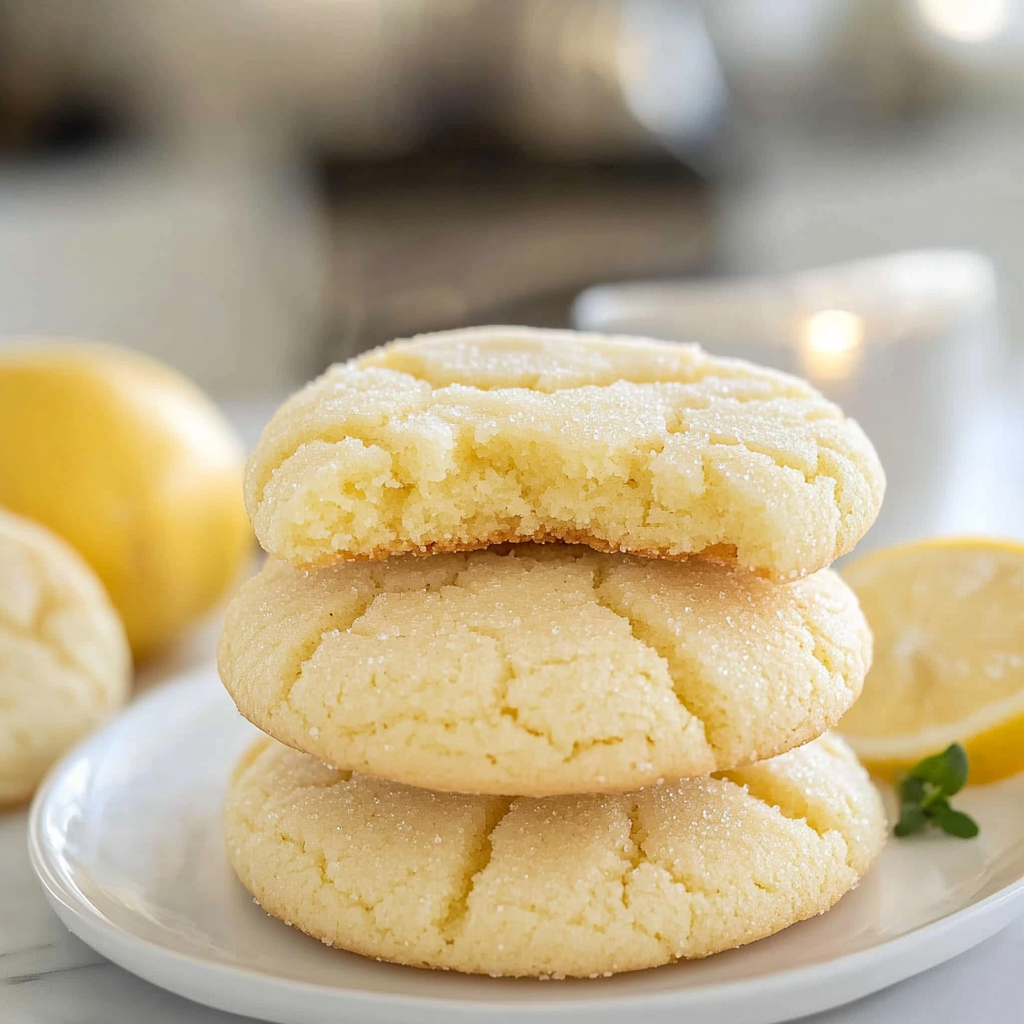 Recipe preparation for lemon sugar cookies