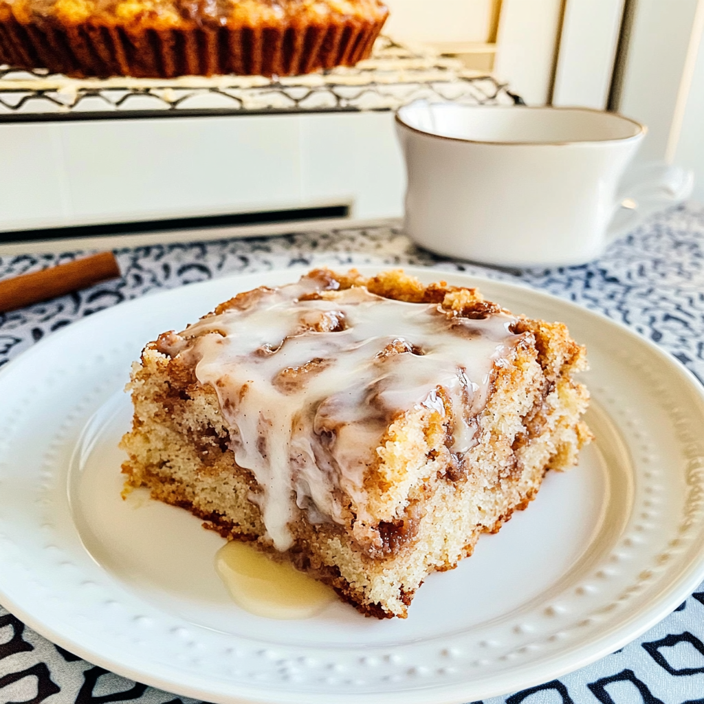 Recipe preparation for Cinnamon Swirl Coffee Cake
