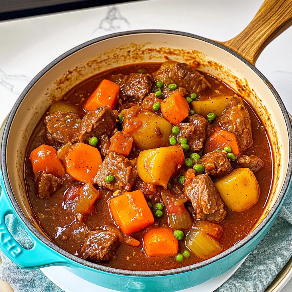 Recipe preparation for One-Pot Autumn Beef Stew