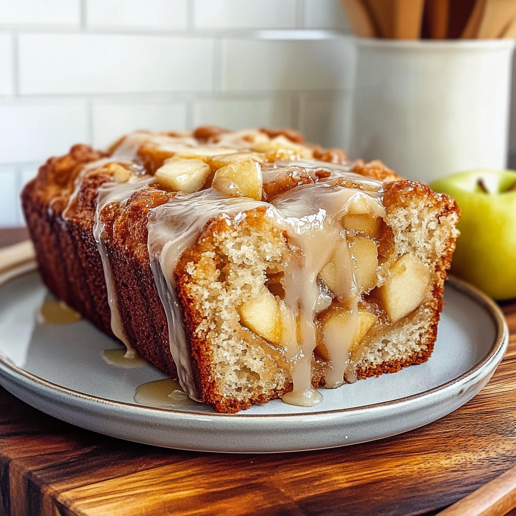 Recipe preparation for Amish Apple Fritter Bread