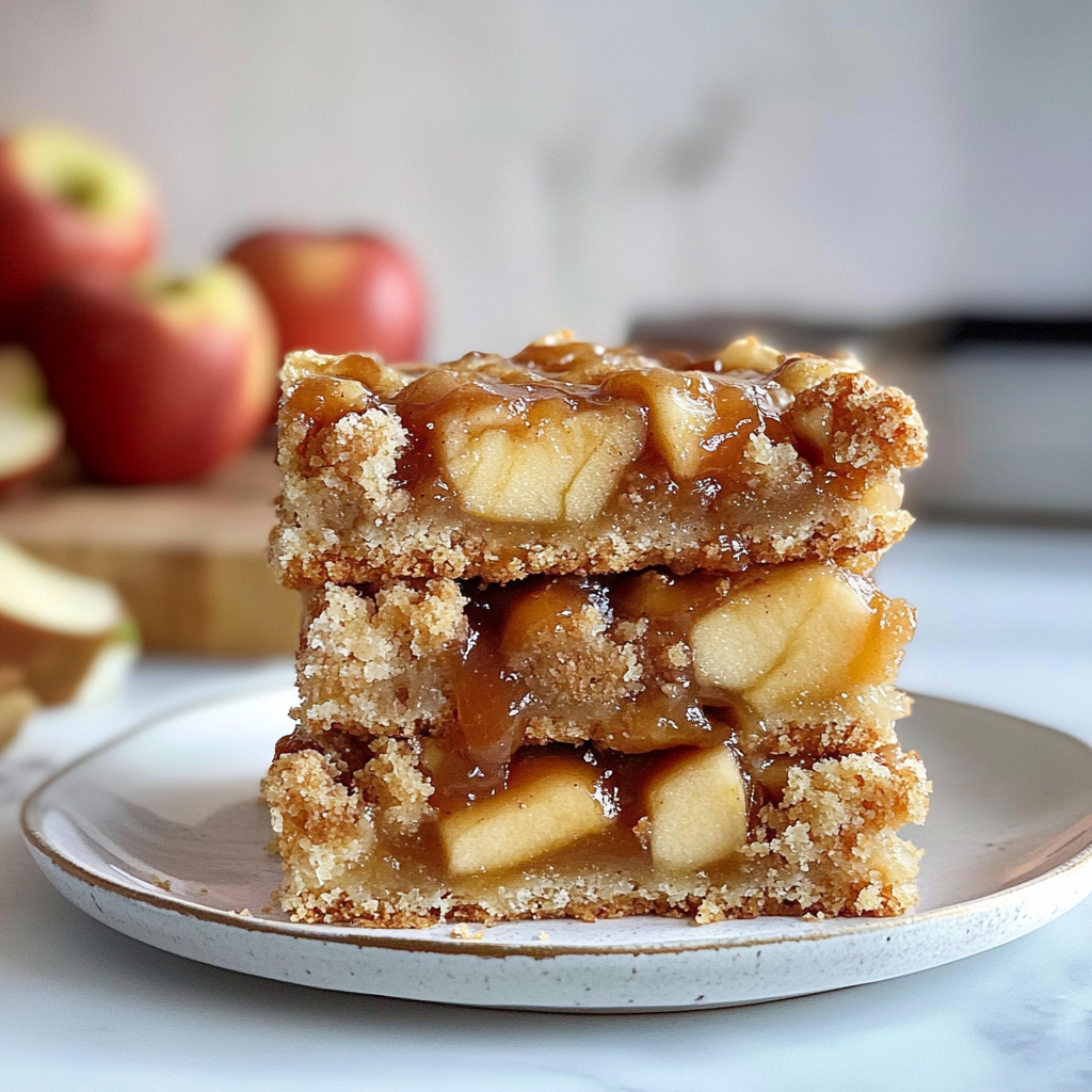 Recipe preparation for apple bars recipe