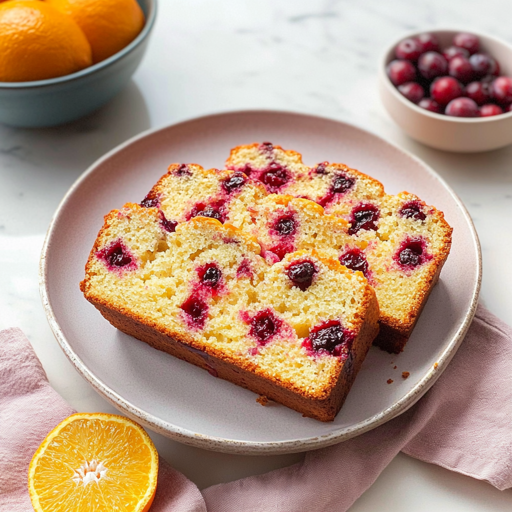 Recipe preparation for Cranberry Orange Bread