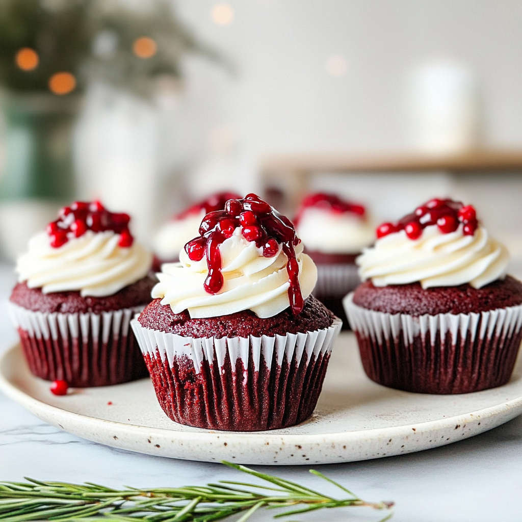 Recipe preparation for red velvet cupcakes