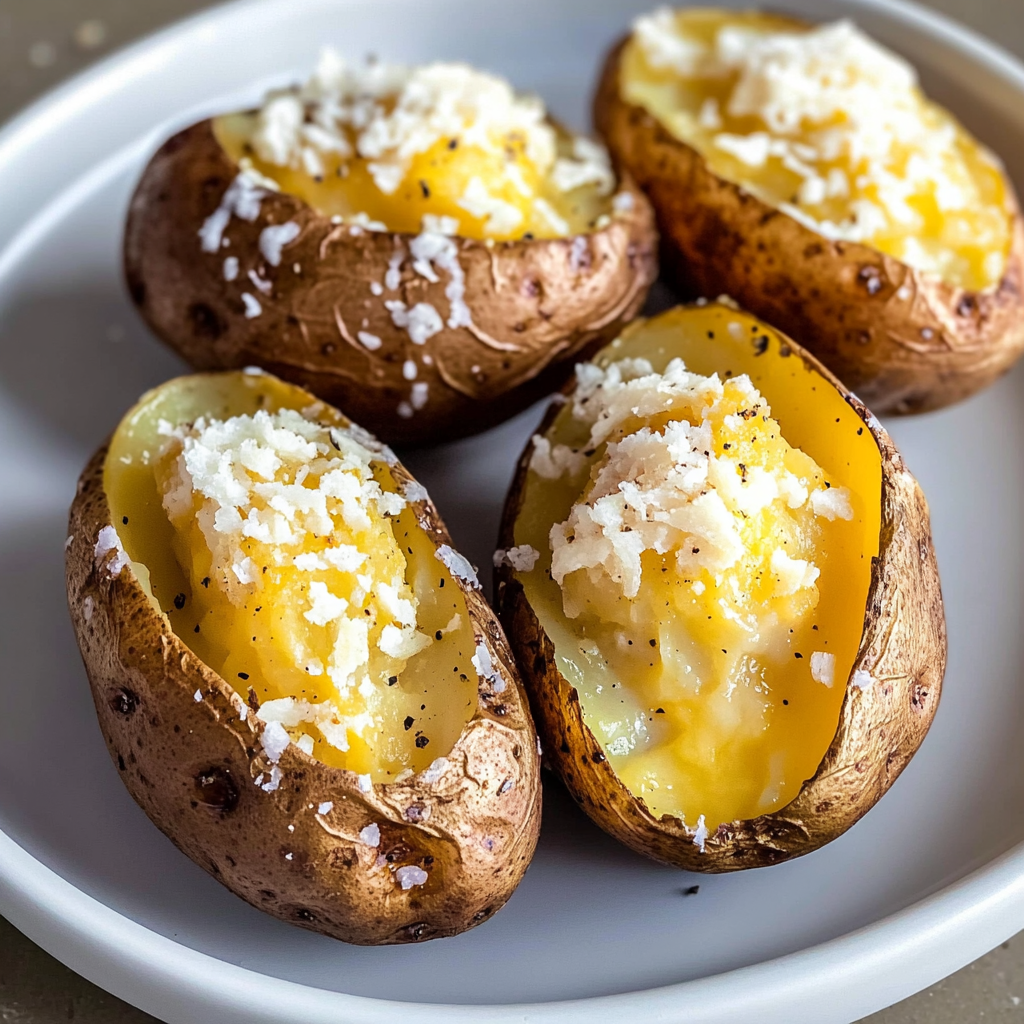 Recipe preparation for Instant Pot Baked Potatoes
