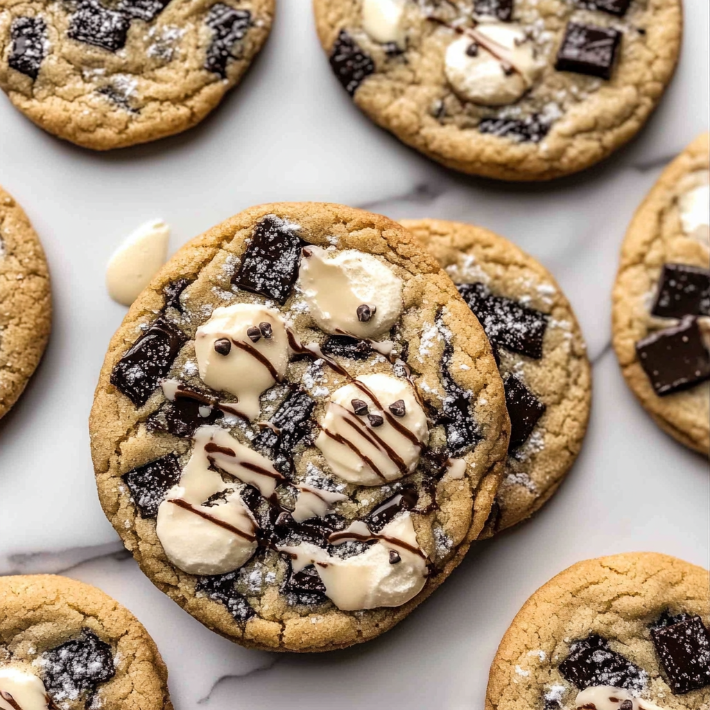 Recipe preparation for Cookies and Cream Cookies