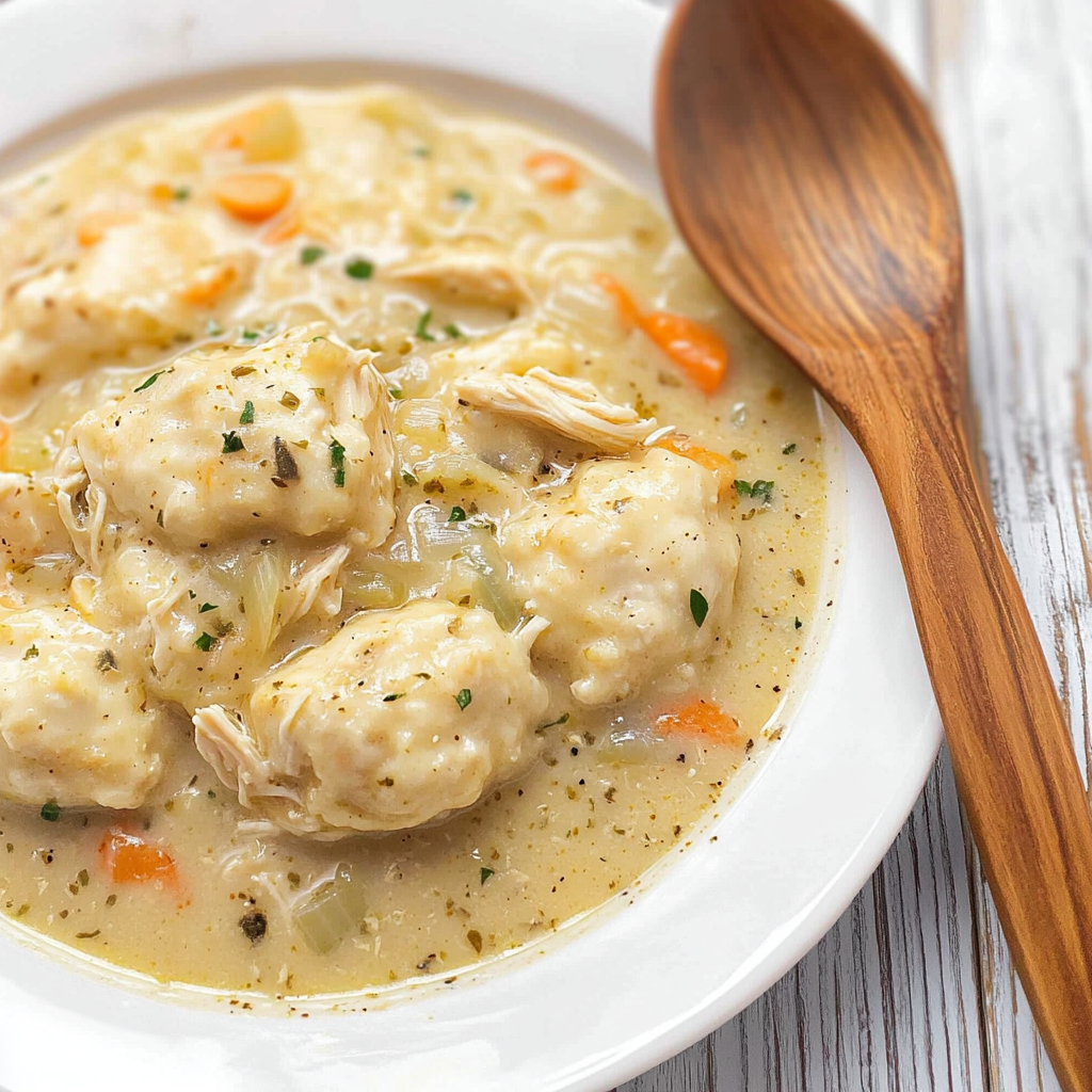 Recipe preparation for Instant Pot Chicken and Dumplings