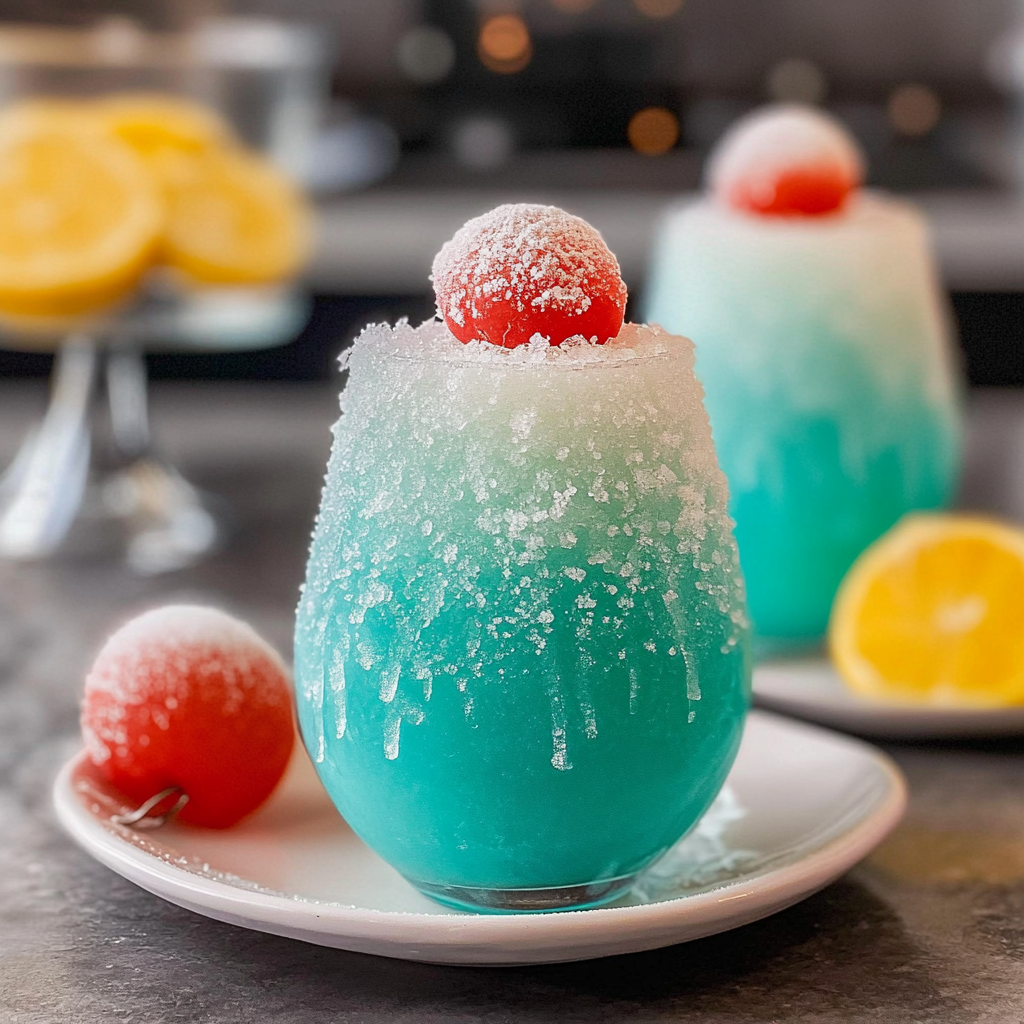 Recipe preparation for Jack Frost Mocktail