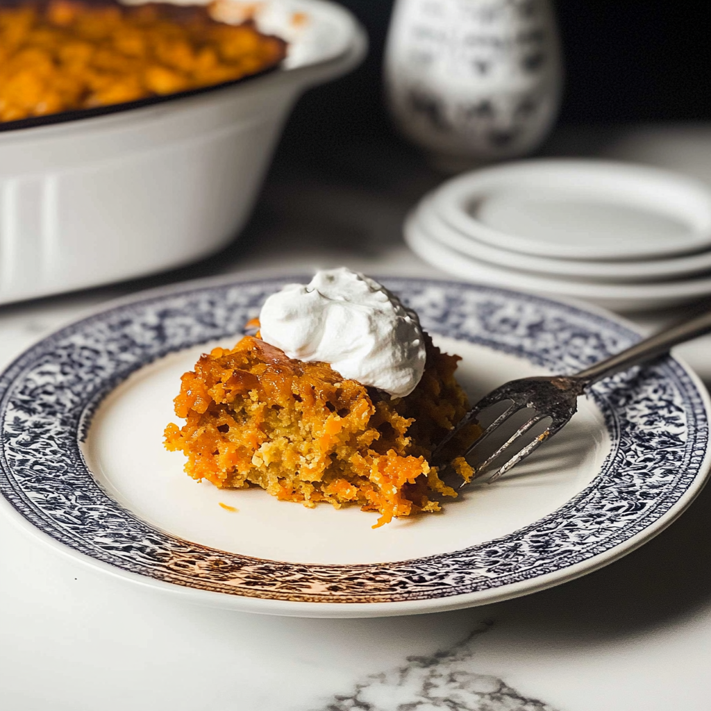 Recipe preparation for My Grandmother's Recipe for Carrot Casserole