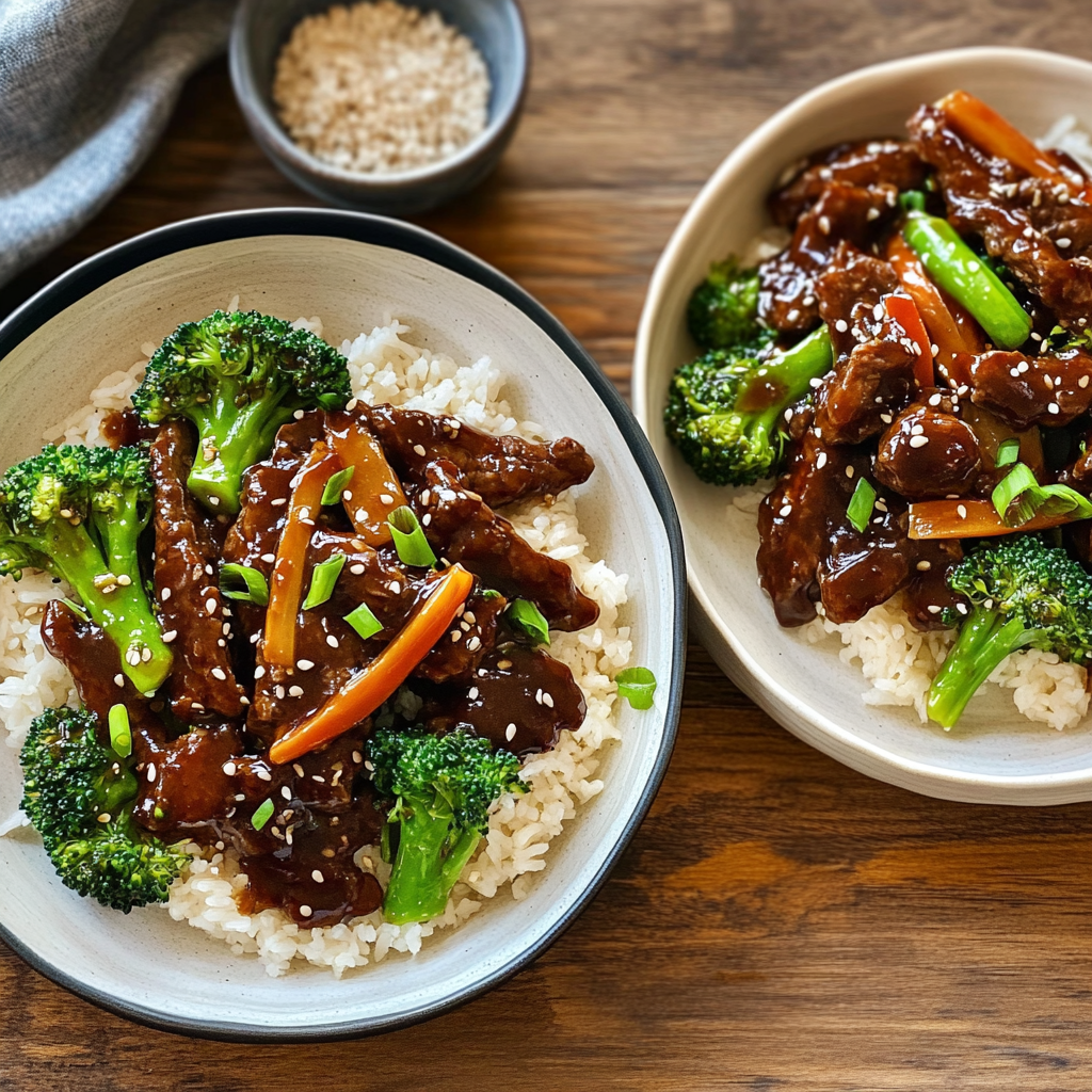 Recipe preparation for 30-Minute Beef and Broccoli Stir-Fry
