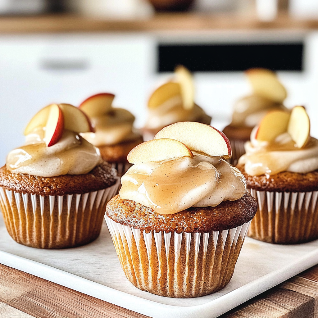Recipe preparation for Apple Cider Cupcakes