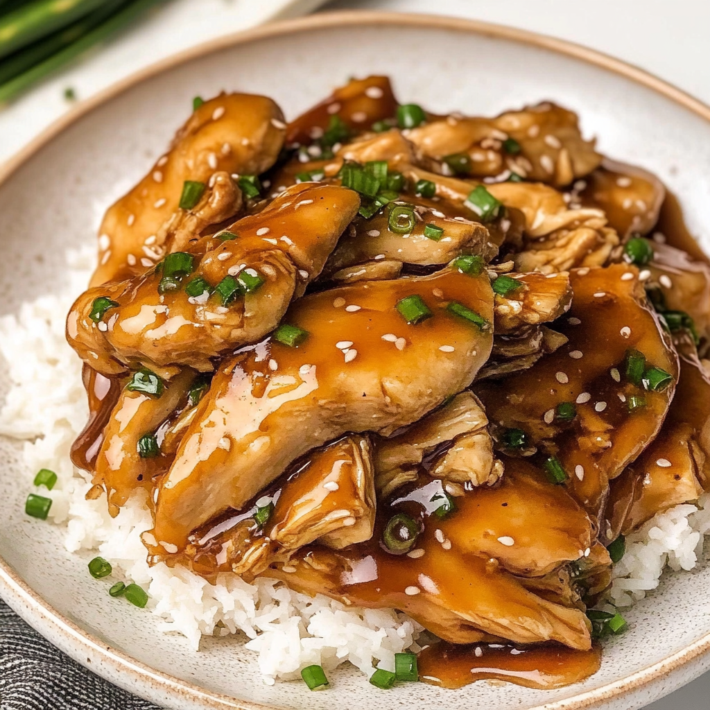 Recipe preparation for Slow Cooker Honey Garlic Chicken