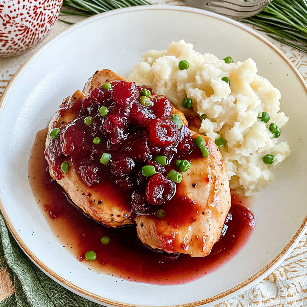 Recipe preparation for Cranberry Chicken recipe
