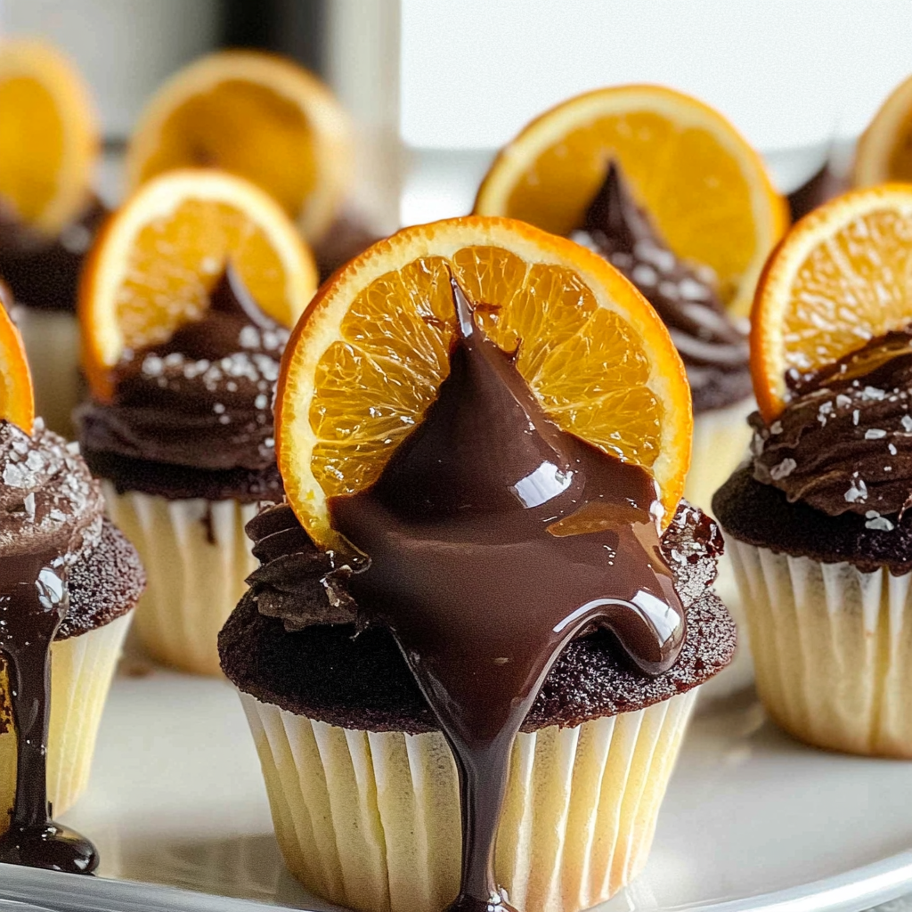 Recipe preparation for Dark Chocolate Orange Cupcakes
