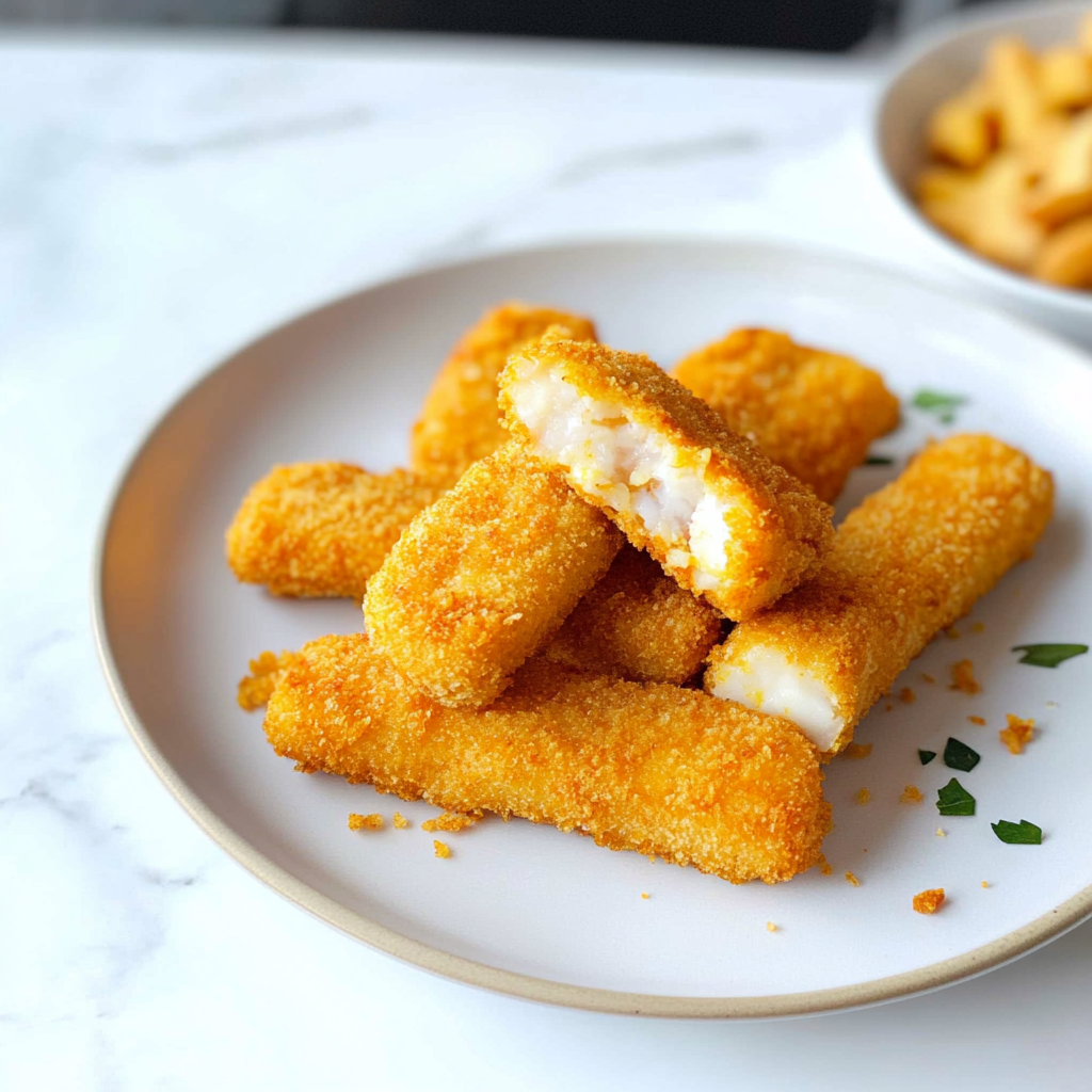 Recipe preparation for Air fryer fish fingers