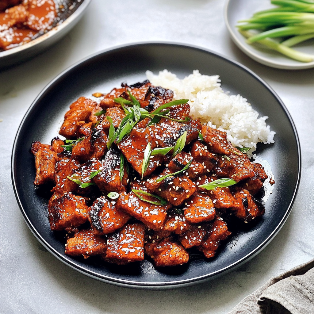 Recipe preparation for nstant Pot Spicy Korean Pork Bulgogi