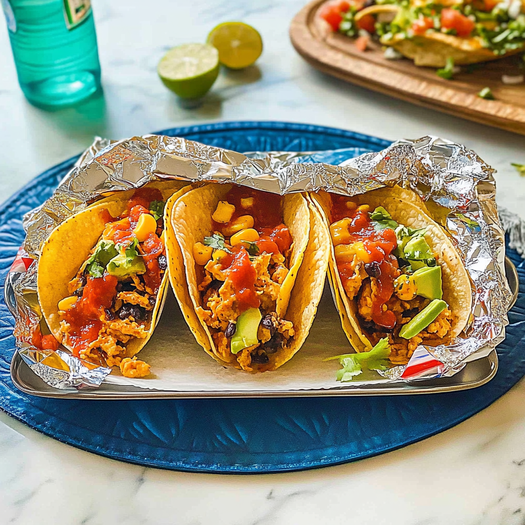 Recipe preparation for walking tacos