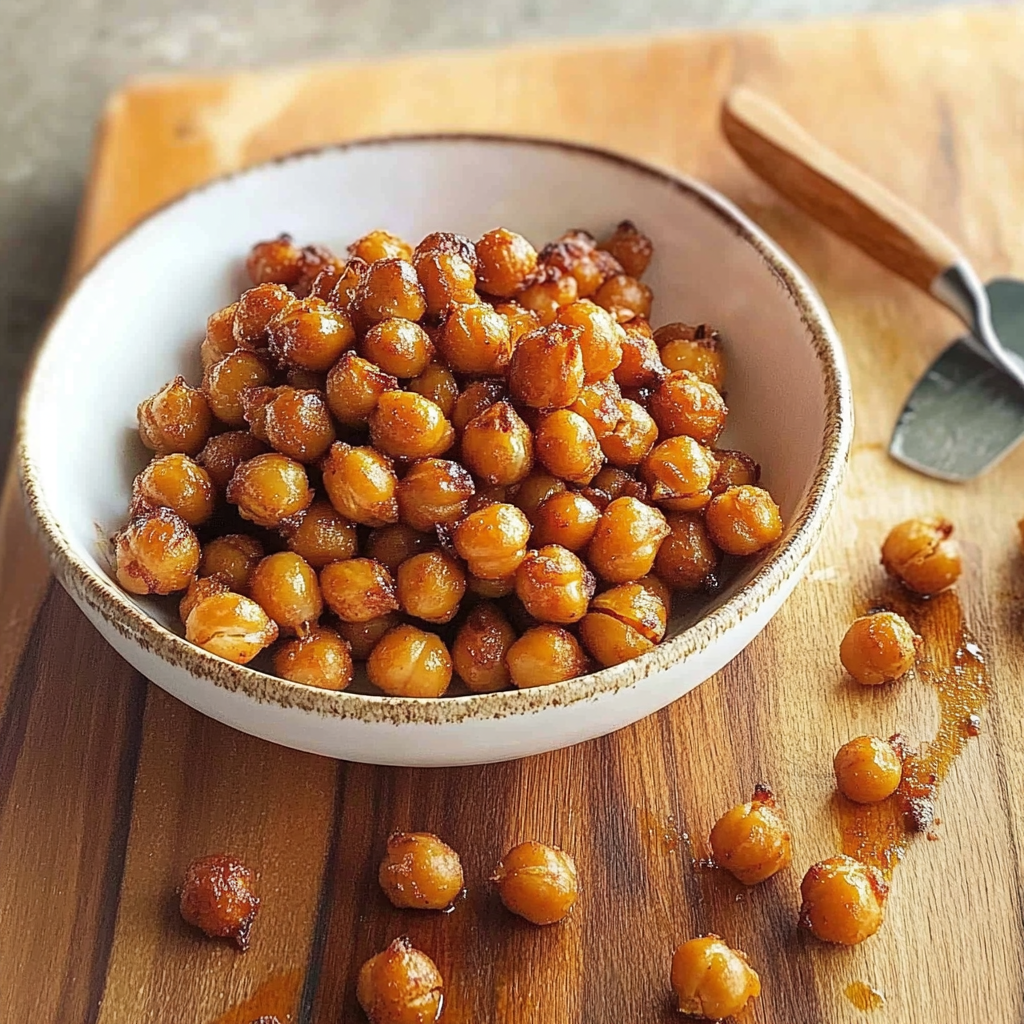 Recipe preparation for Smoked Paprika Roasted Chickpeas