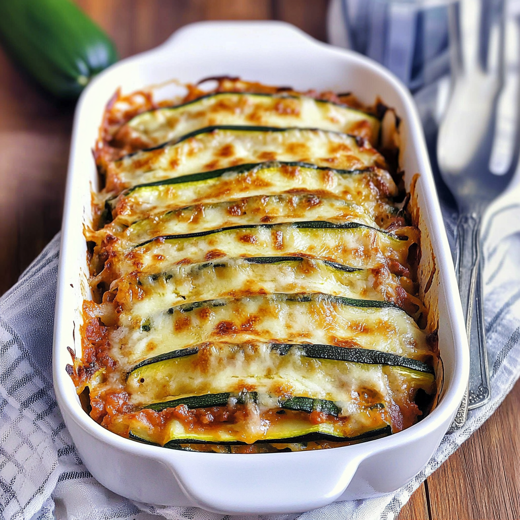 Recipe preparation for Turkey Zucchini Lasagna
