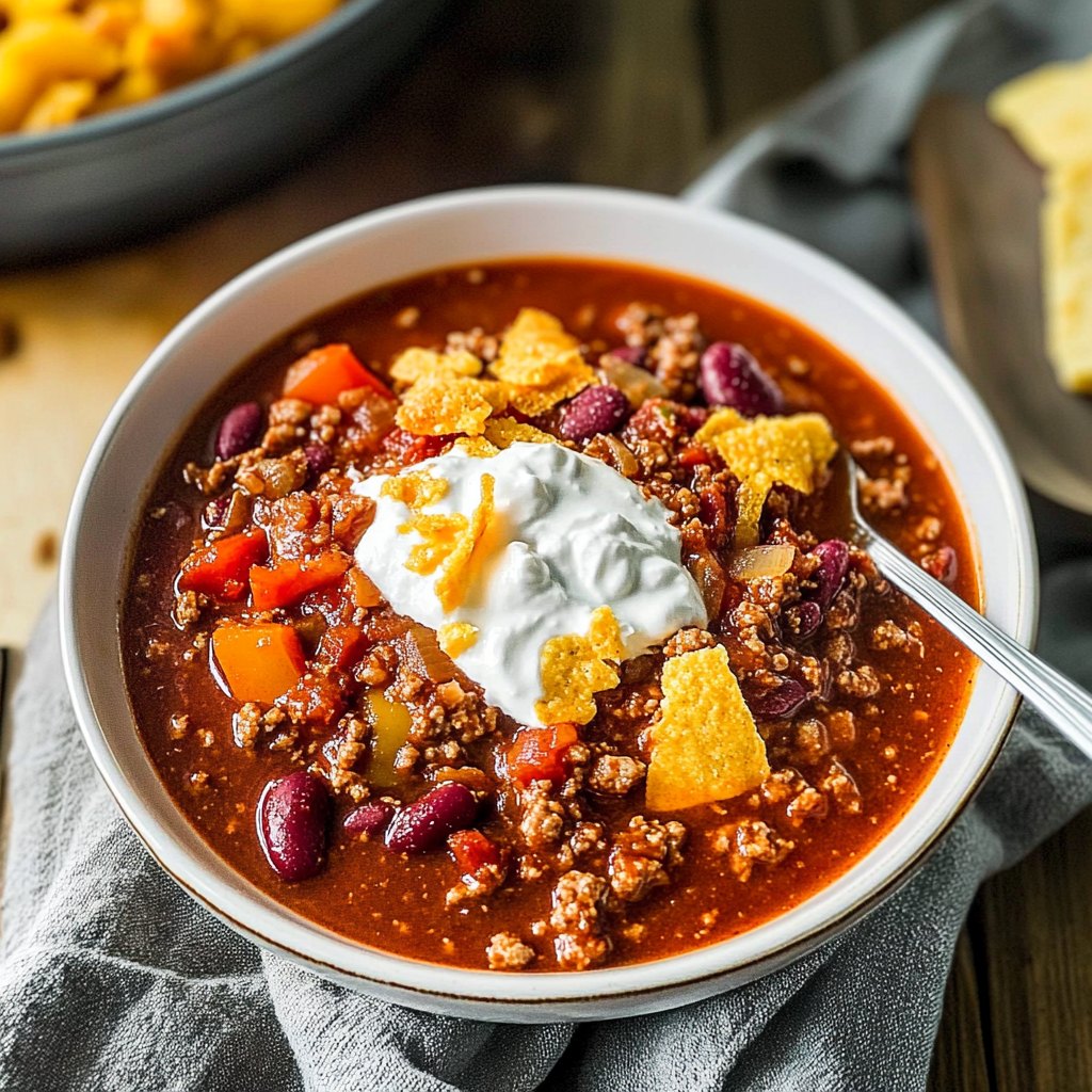 Recipe preparation for One Pot Chili