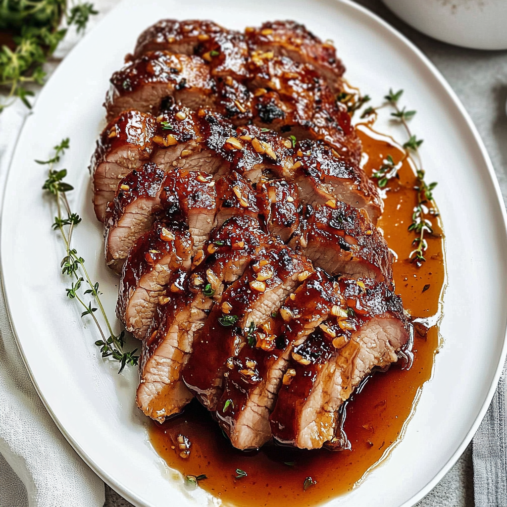 Recipe preparation for Honey Garlic Pork